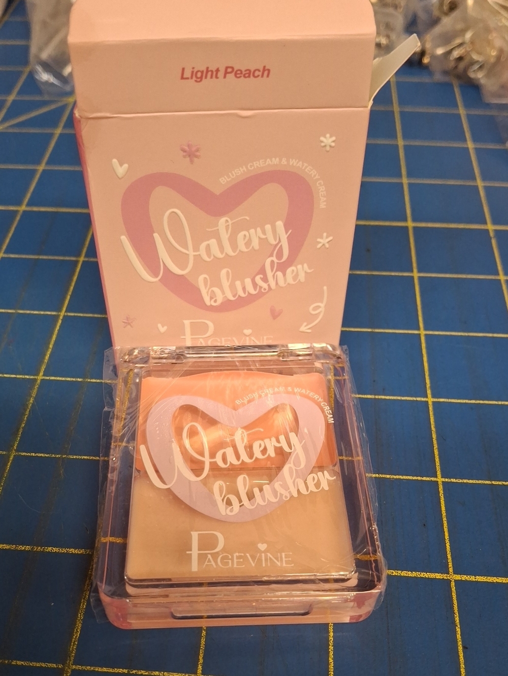 Pagevine Watery Blusher - Light Peach 10g New Sealed
